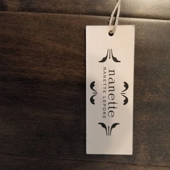 NWT Nanette Lepore Textured Tassel Boho Jacket Cardigan Black and Cream …‌ - Picture 12 of 13